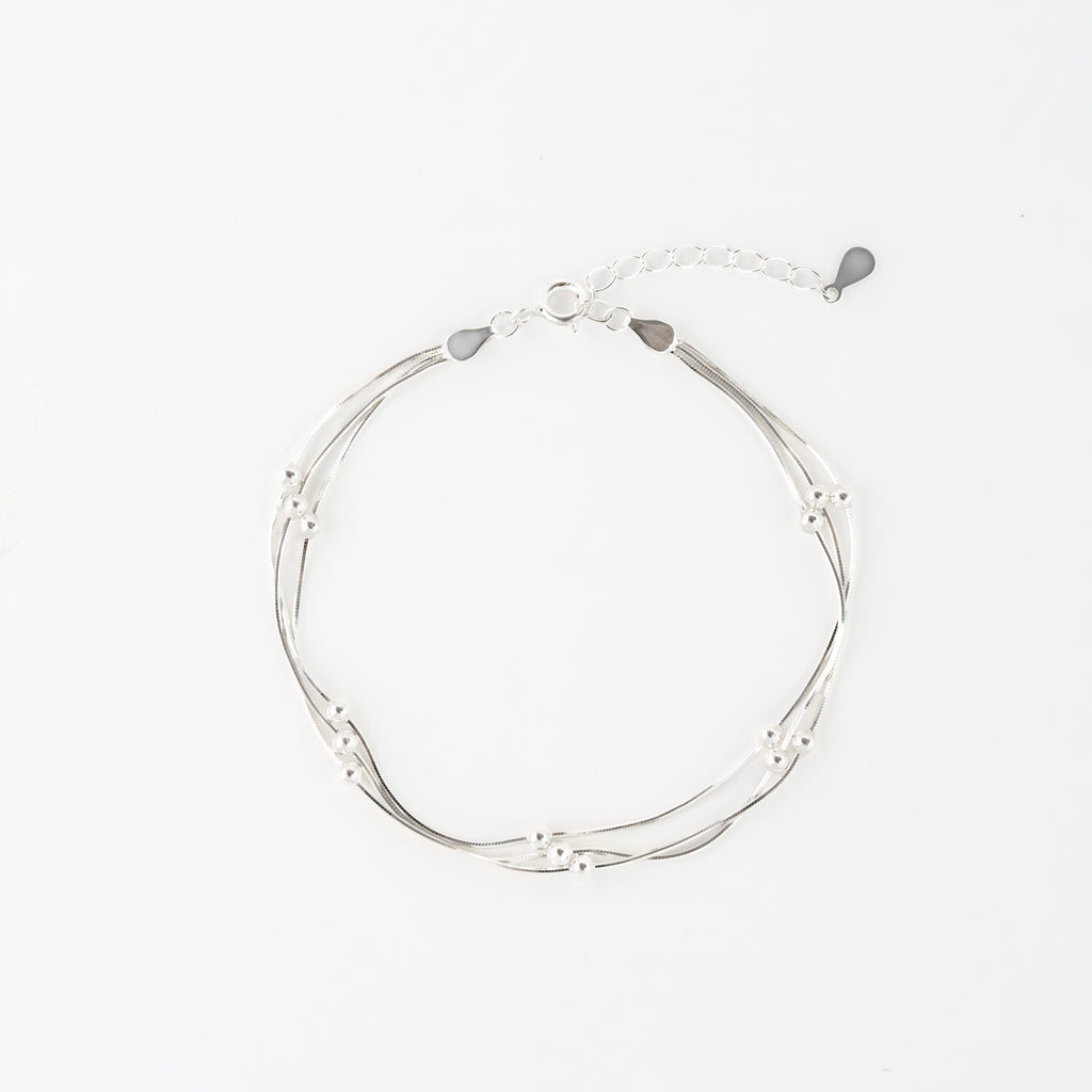 Orbit Loop - 925 Sterling Silver Bracelet