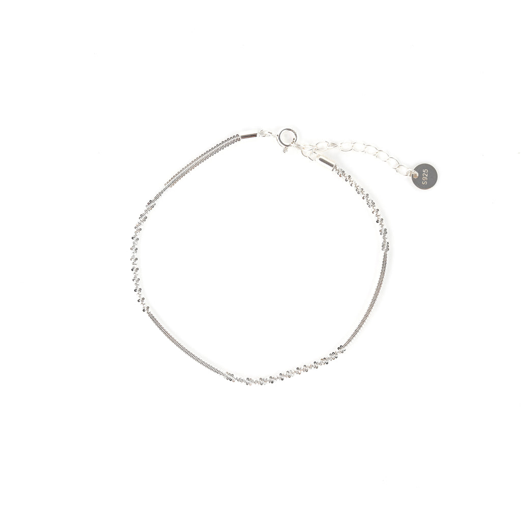 Twist & Tell - Sterling Silver Chain Bracelet
