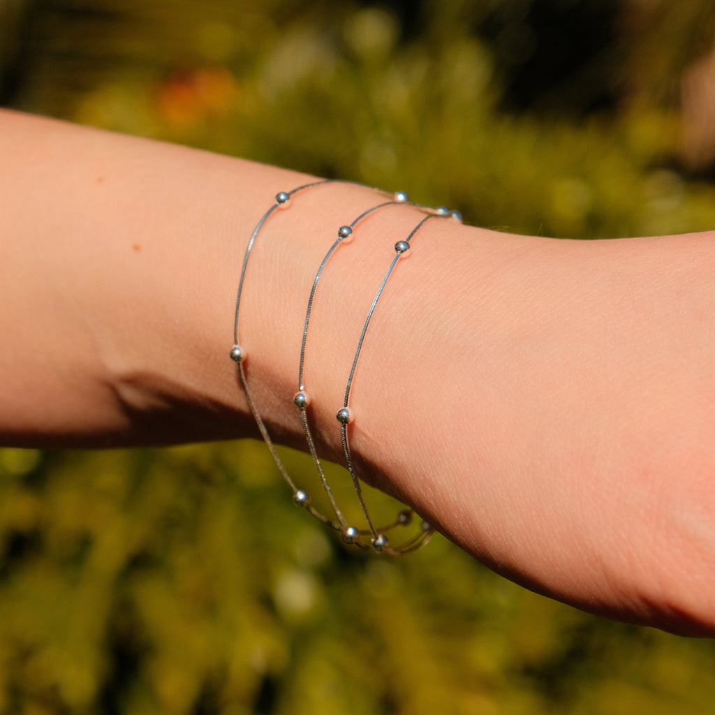 Orbit Loop - 925 Sterling Silver Bracelet