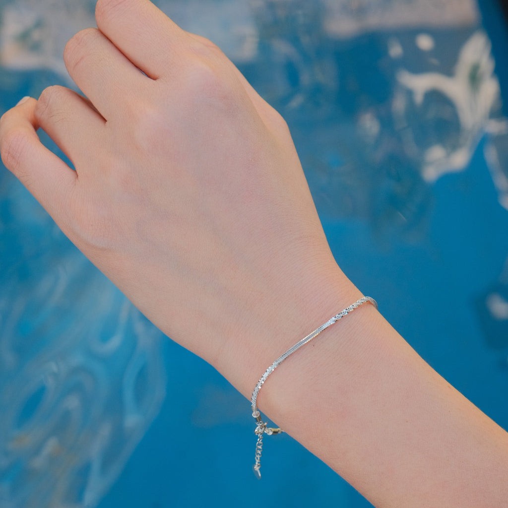 Twist & Tell - Sterling Silver Chain Bracelet